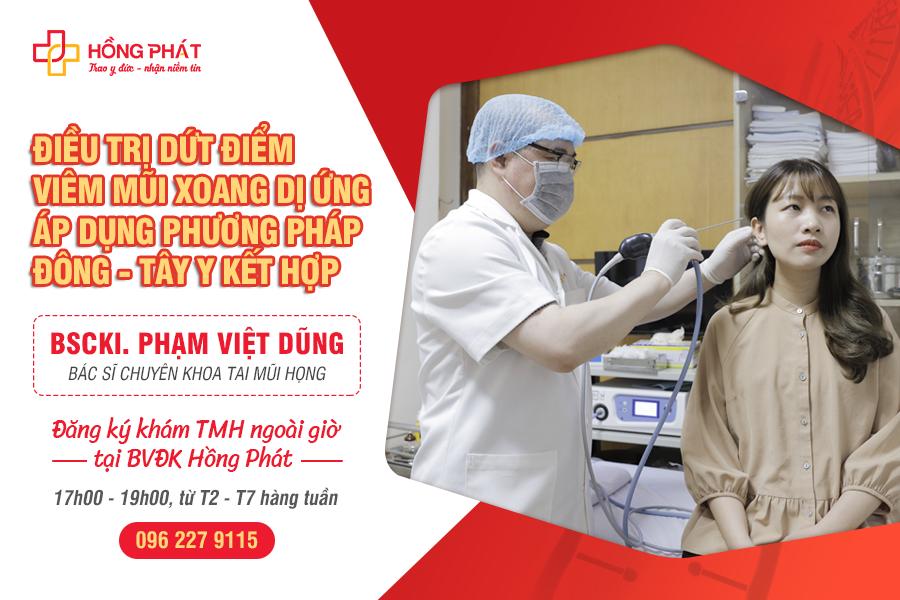 Viêm xoang mũi dị ứng – Chữa dứt điểm bằng phương pháp Đông Tây Y kết hợp