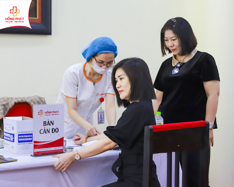 Bệnh viện Đa khoa Hồng Phát đã kết hợp cùng Tổng công ty Lắp máy Việt Nam - Lilama thực hiện thăm khám sức khỏe định kỳ