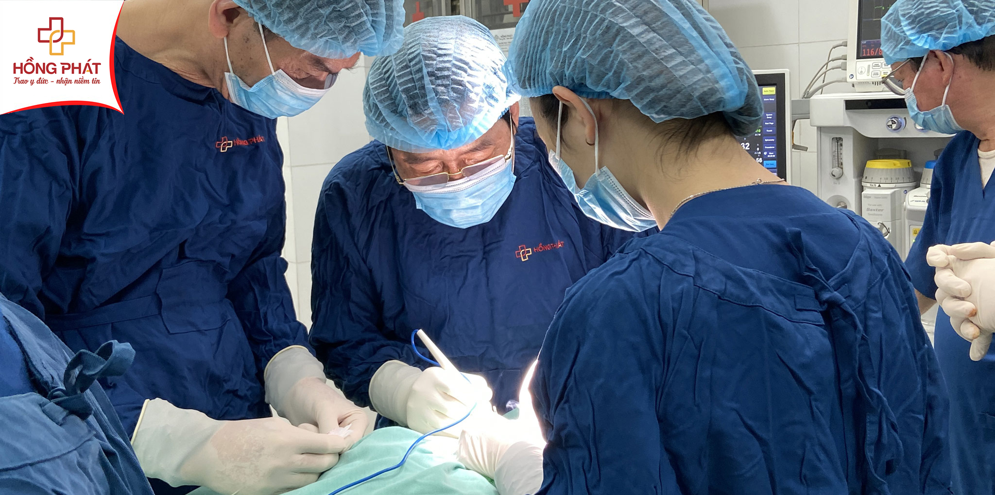 Phẫu thuật tuyến giáp tại Bệnh viện Đa khoa Hồng Phát
